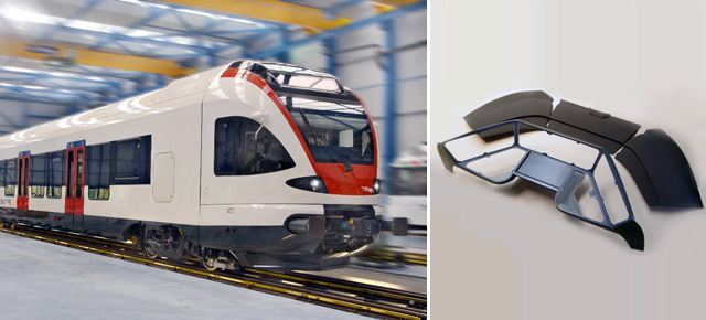 Führerpulte und Frontschürzen für Regionalzüge der Stadler Rail AG