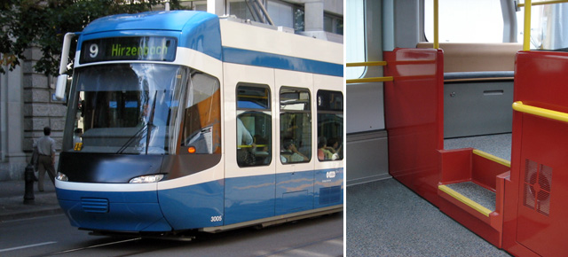 Innenverkleidungsteile für das Projekt VBZ Cobra Zürich