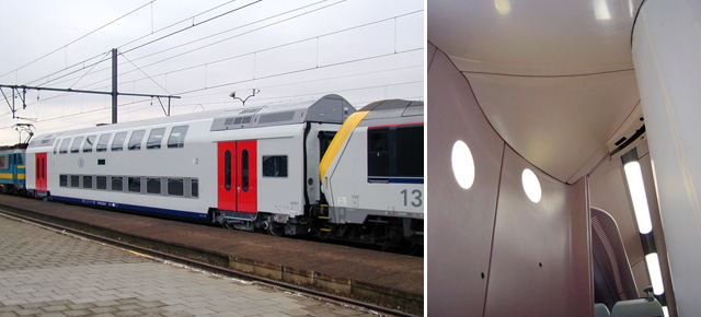 Innenverkleidungs-Komponenten für M6 Doppelstockwaggons