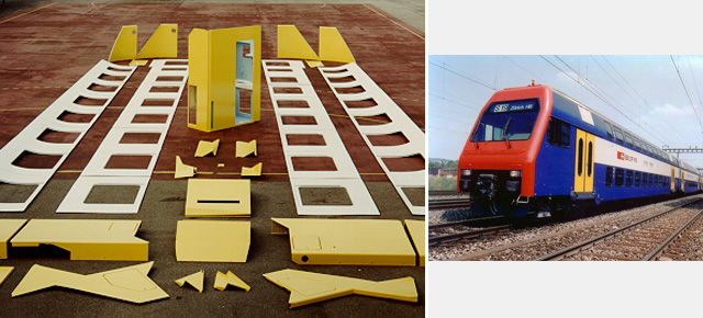 Innenverkleidungsteile f&uuml;r ADtranz/Bombardier