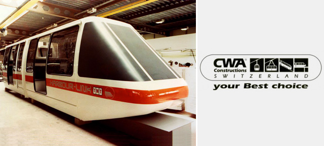 Frontpartie f&uuml;r CWA - Monorail