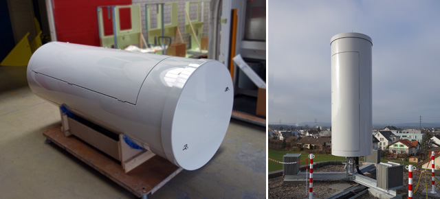 GFK-Verkleidungen für Mobilfunk-Antennen