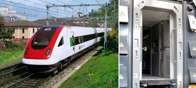 Innenverkleidungsteile f&uuml;r ADtranz/Bombardier ICN